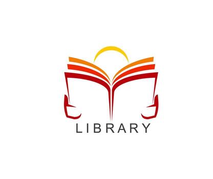library-book-reading-abstract-icon-or-emblem-vector